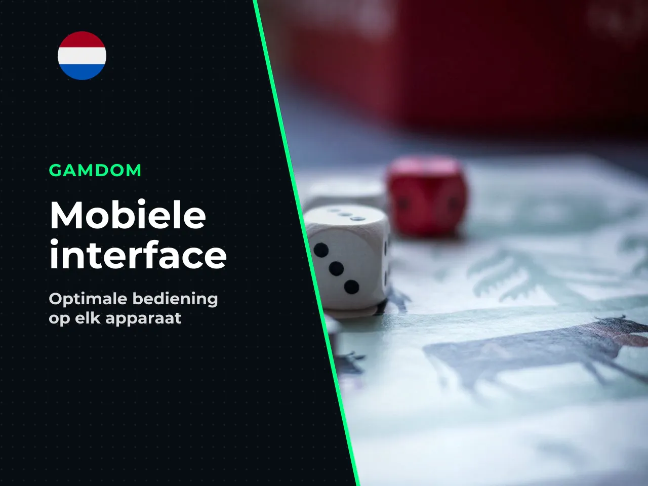 Gamdom mobile interface en gebruiksgemak. Het