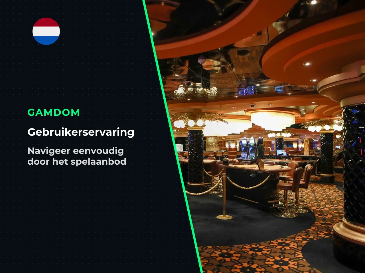 6 Navigeren door de gamdom casino