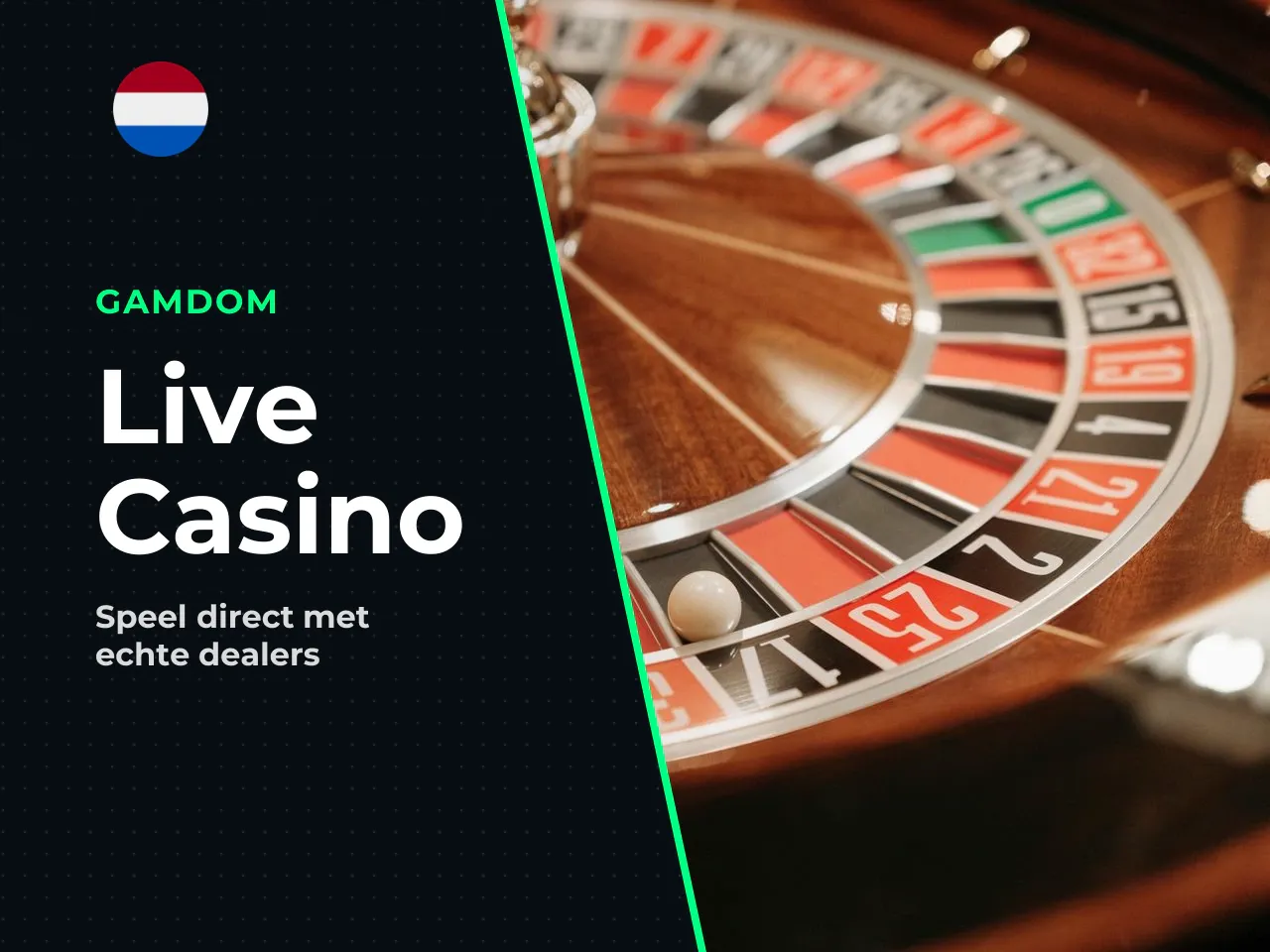 Live casino en roulette met echte