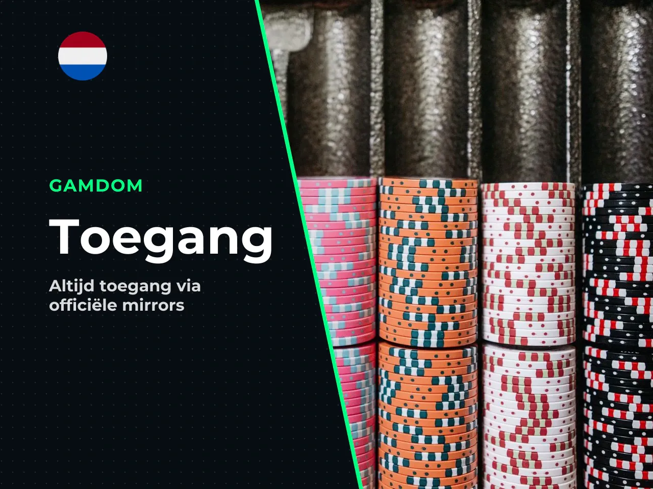 Toegang via officiële Gamdom mirror sites