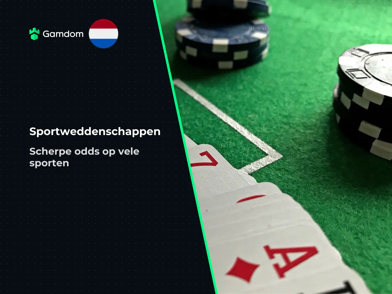 Sportsbook en Gamdom competitive odds. Het