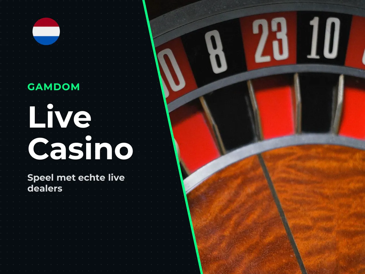 10 Live games en live dealer