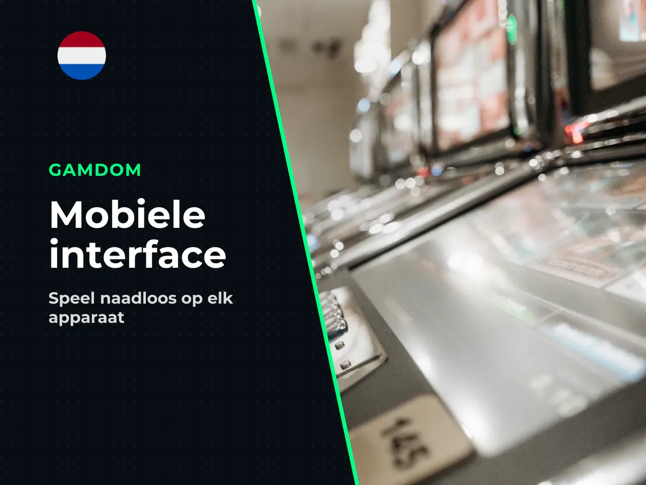 Interface in staande en liggende modus
