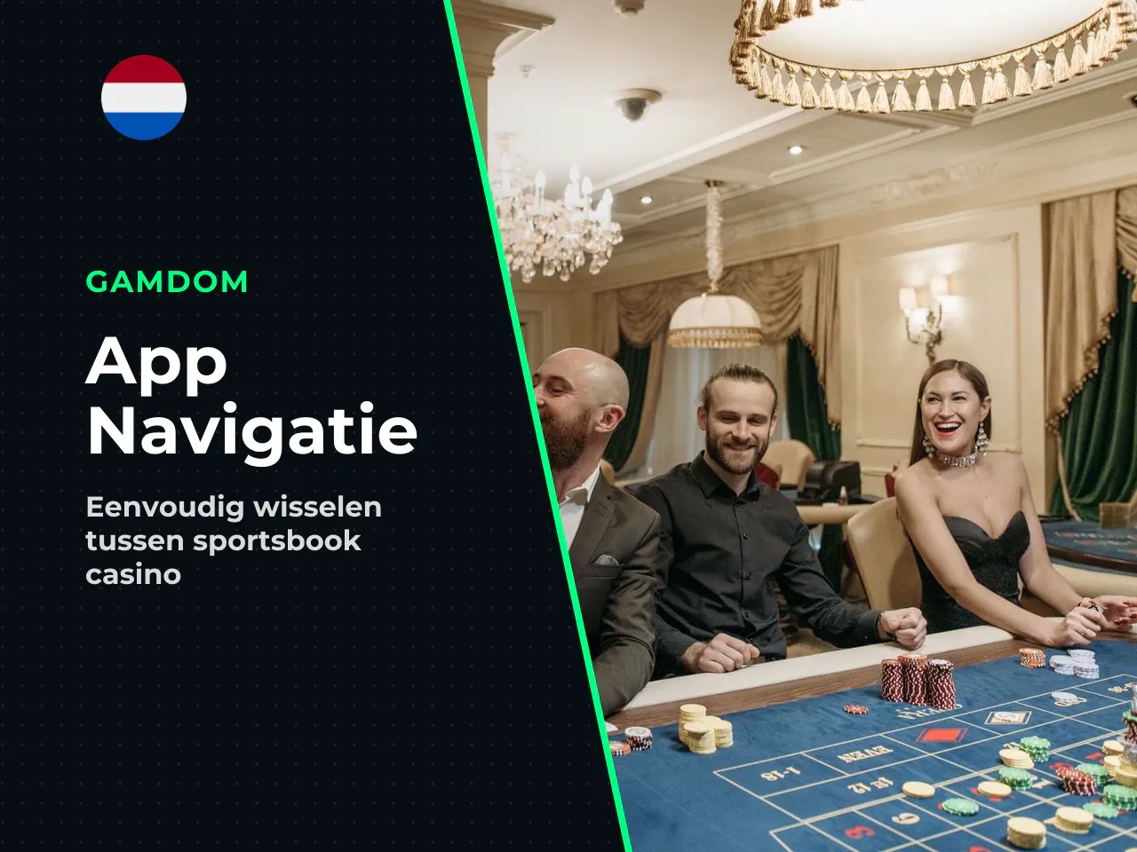 Navigatie tussen casino en sports betting