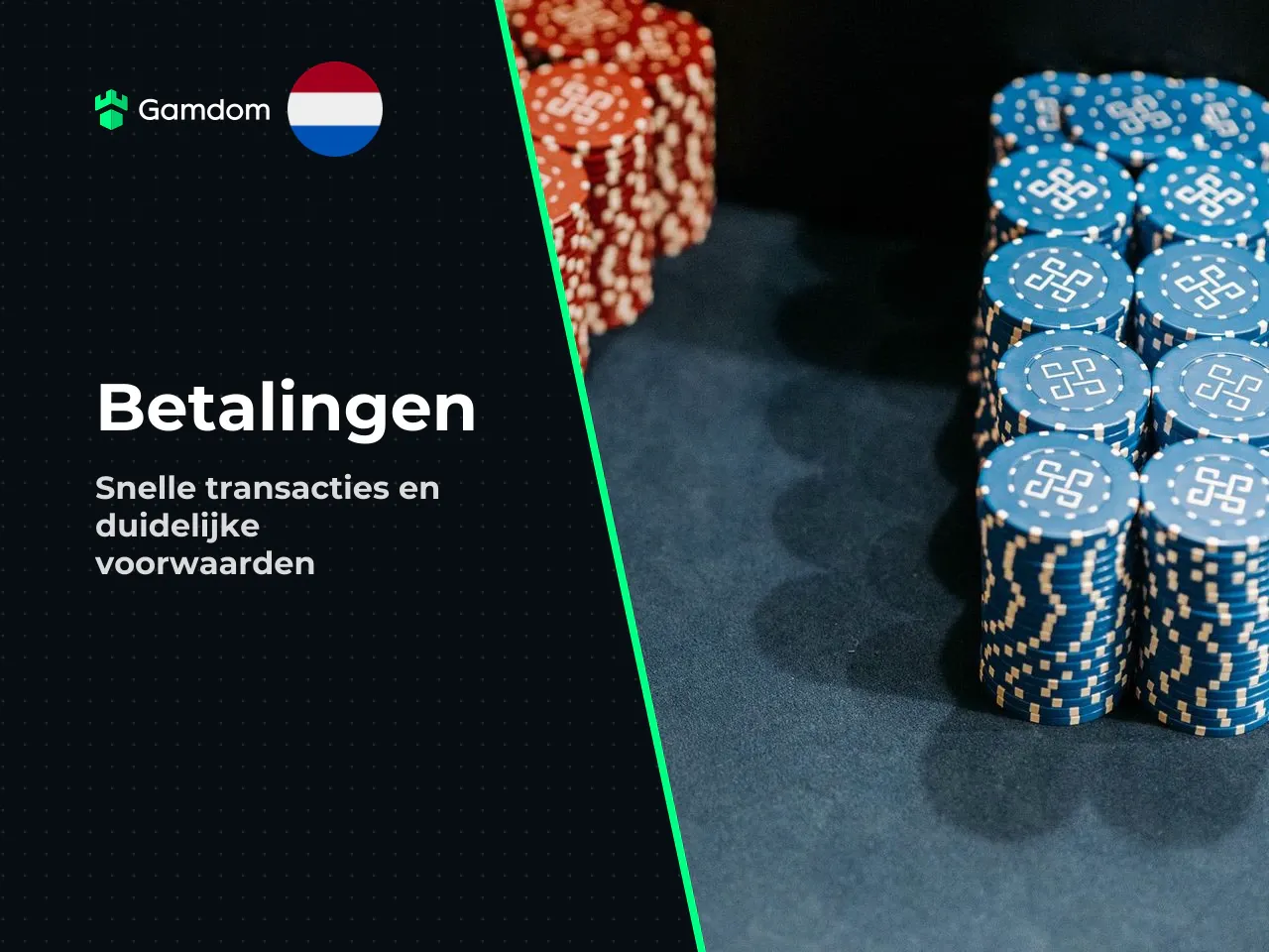 Storten, opnemen en verwerkingsvoorwaarden. Uitbetalingen worden