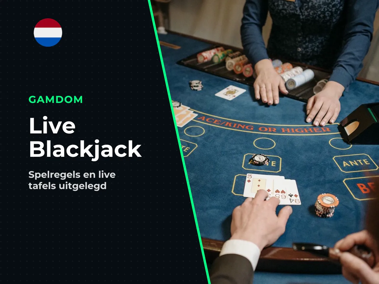 Beperkingen bij live casino blackjack. Bij