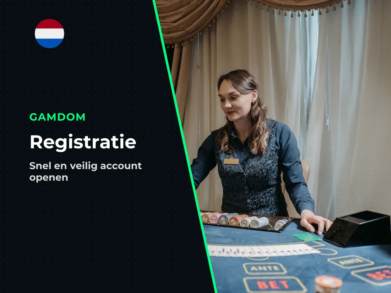 Een nieuw account aanmaken via Gamdom