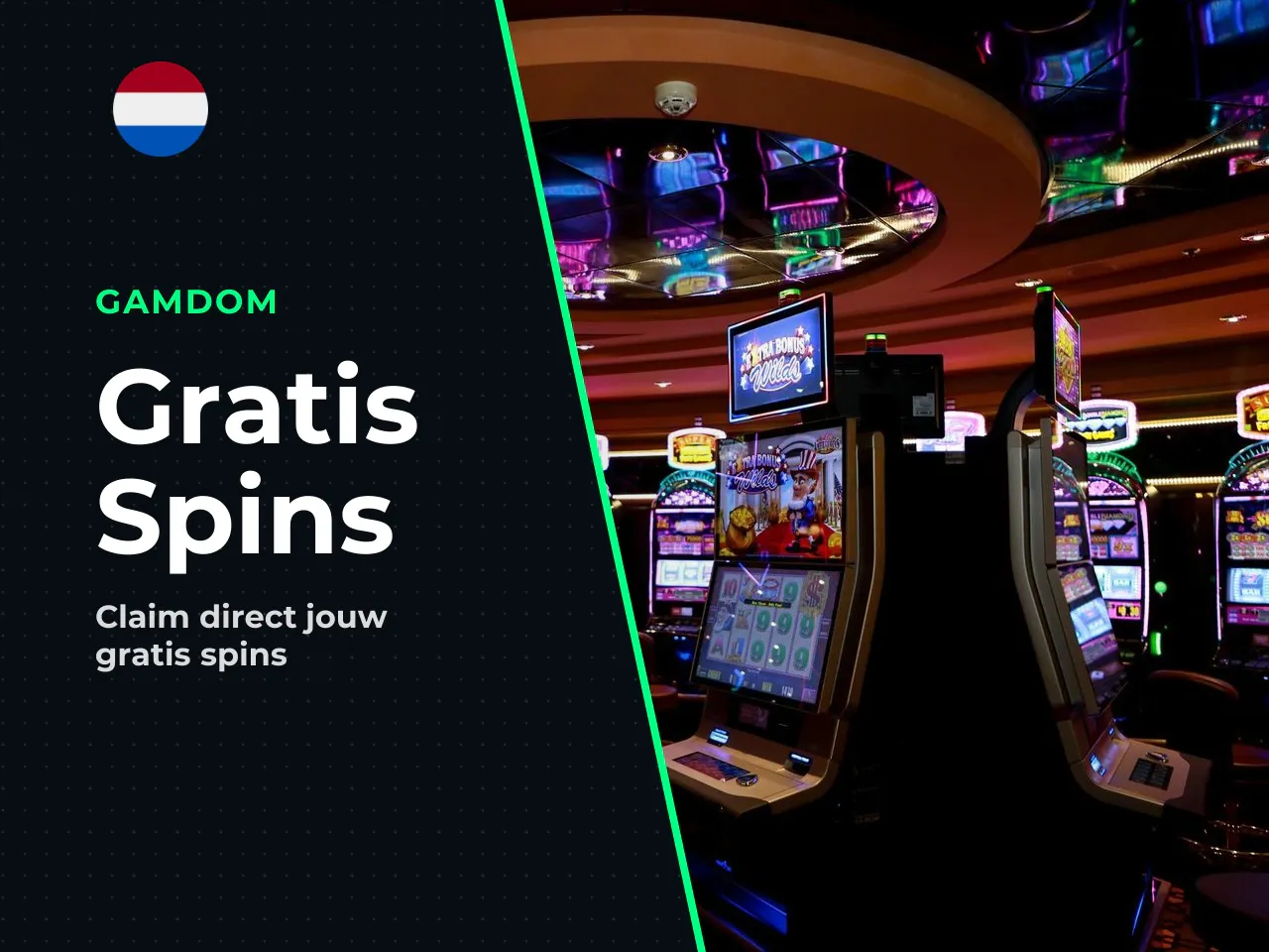 Free spins via een Gamdom promo