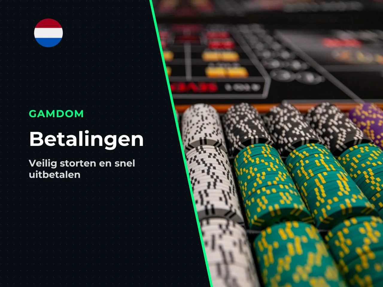 Stortingen, uitbetalingen en bonussen bij Gamdom