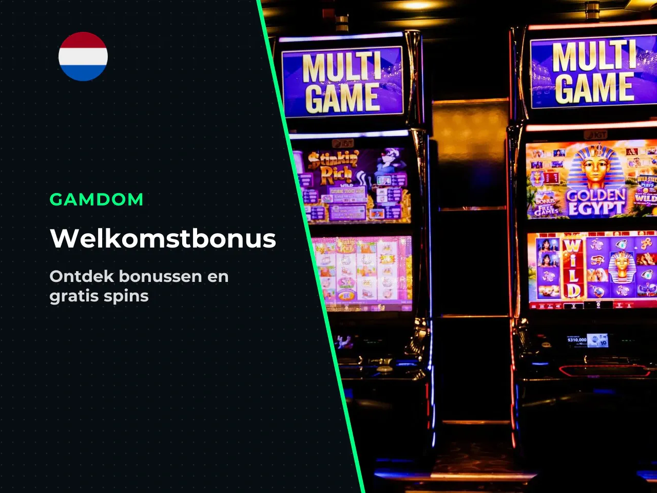 Welkomstbonus, gratis spins en Book of