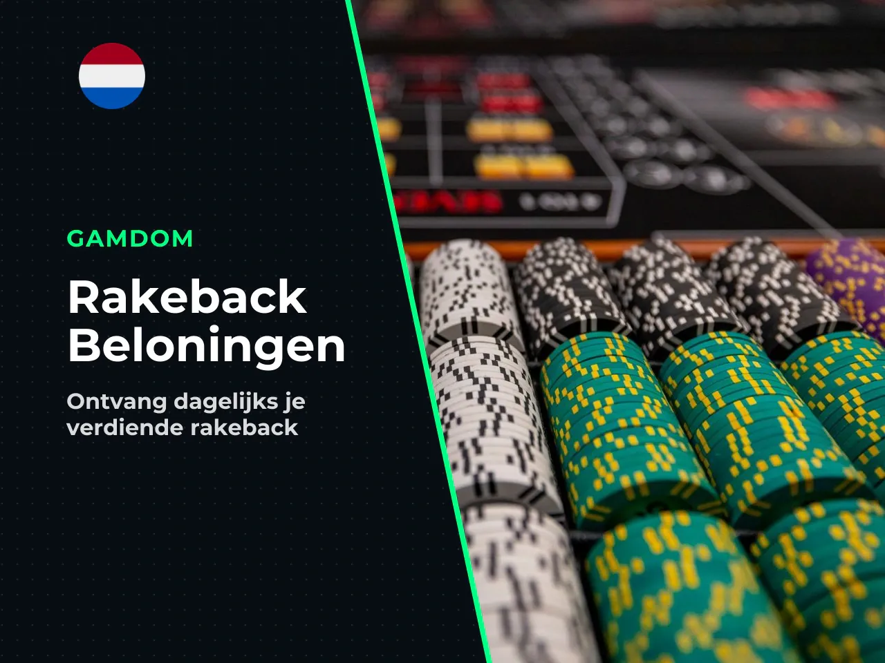 Instant, daily en weekly rakeback. Het
