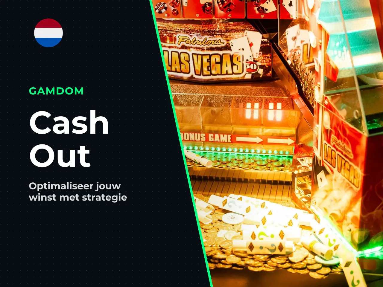 Cash out op tijd gebruiken voor