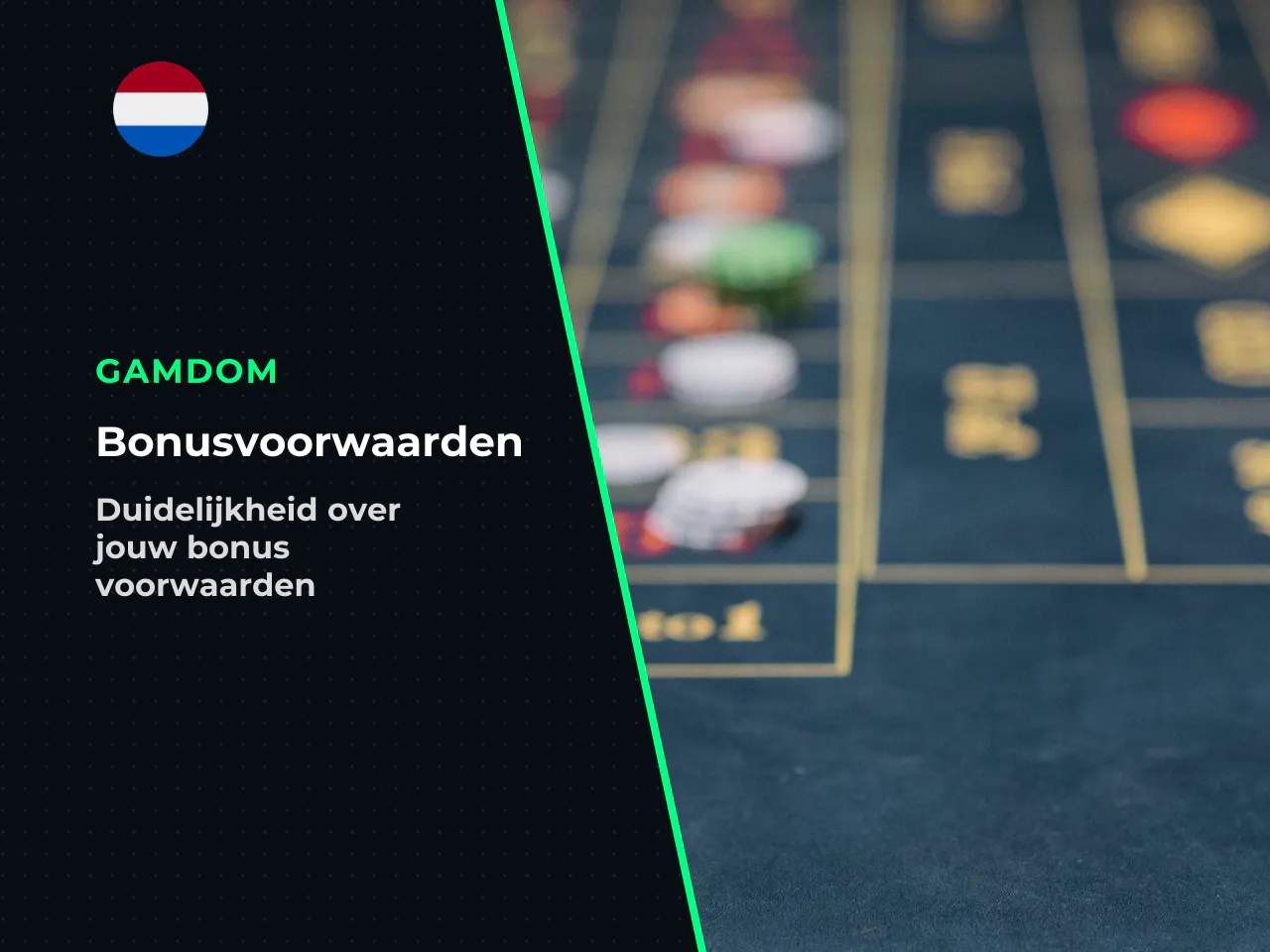 Bonusvoorwaarden controleren vóór je speelt. Voordat