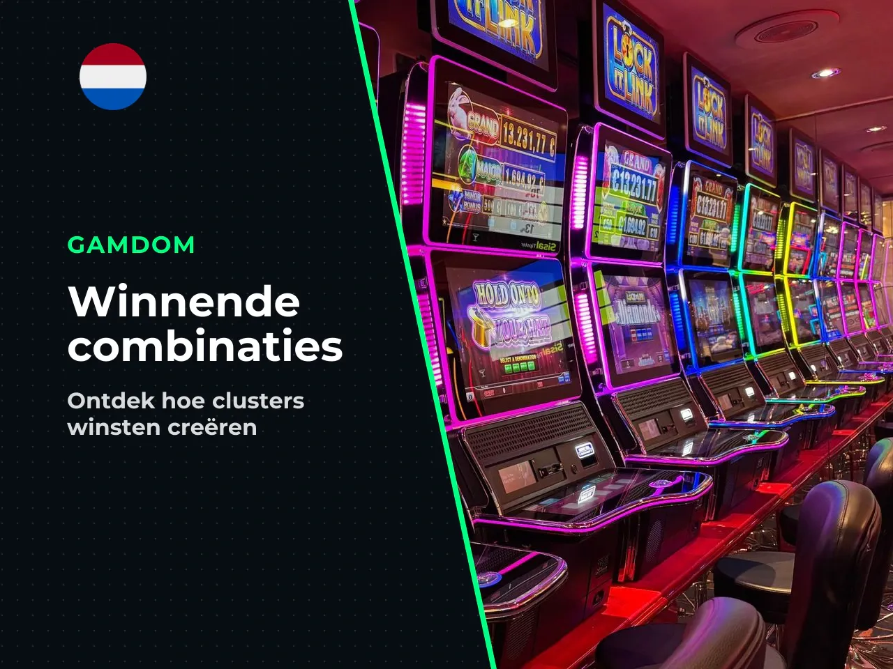 Cluster pays en winnende combinaties. In