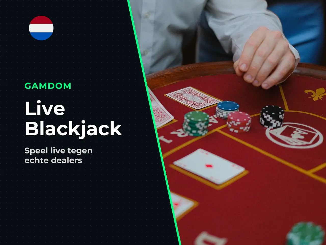 Live blackjack spelen met een dealer