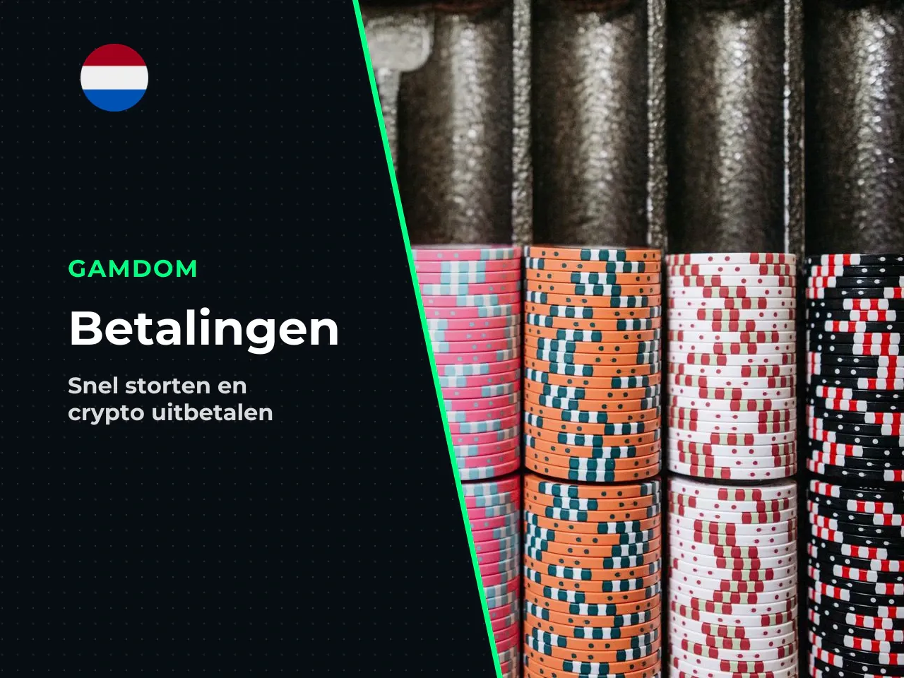 Stortingen, betalingen en gamdom crypto withdrawals