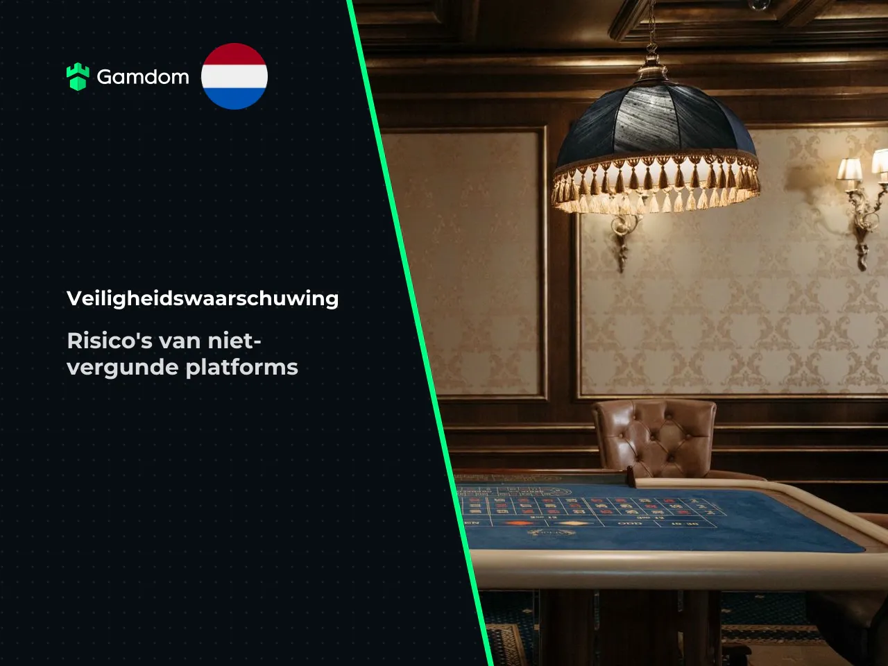 Gokken op een niet-vergunde site betekent